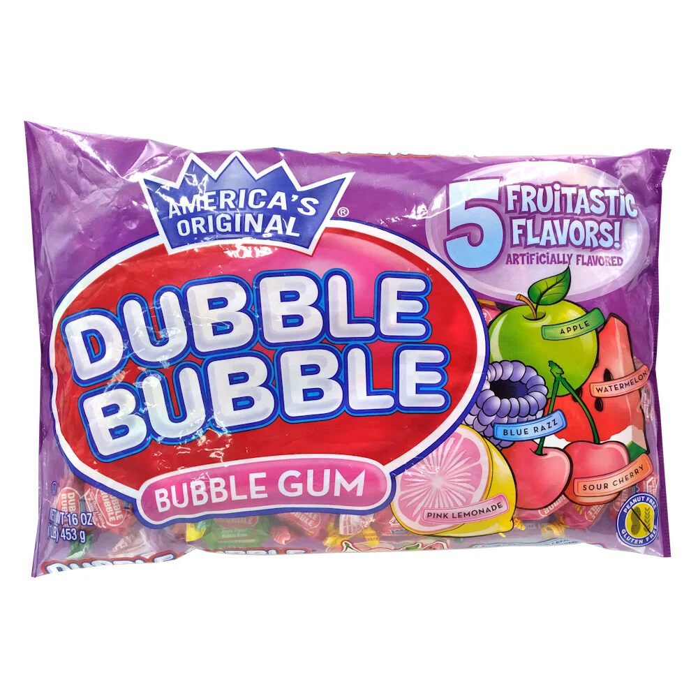 Dubble Bubble 5 Fruitastic Flavors — Suckers Online